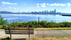 View of the Seattle skyline from Seacrest Park