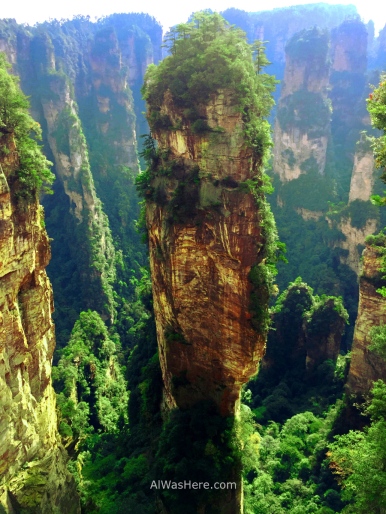 Halellujah Mountain, called like this by the movie Avatar, Wulingyuan National Park, Zhangjiajie, China
