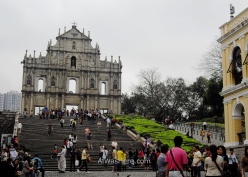 Ruins of St Paul's Church, facade in Macau, China